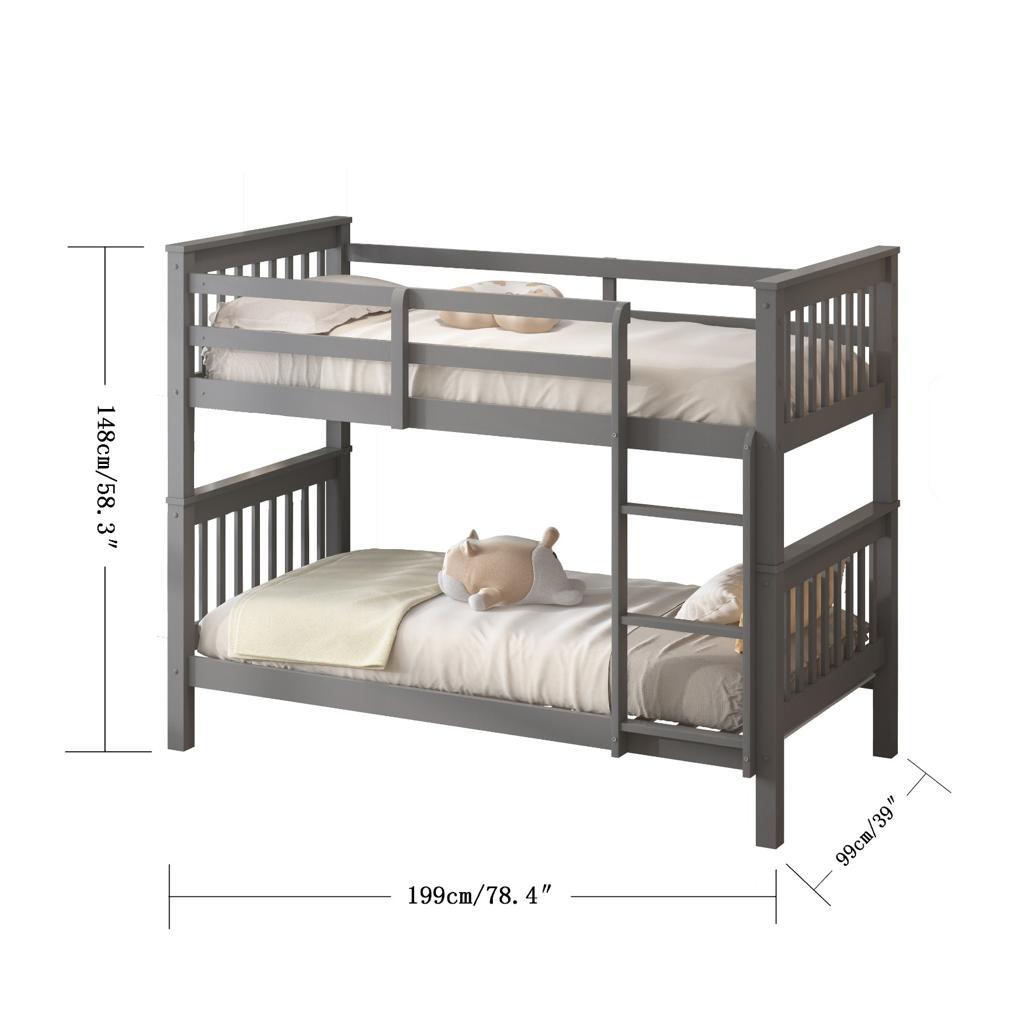 Single Wooden Bunk Bed