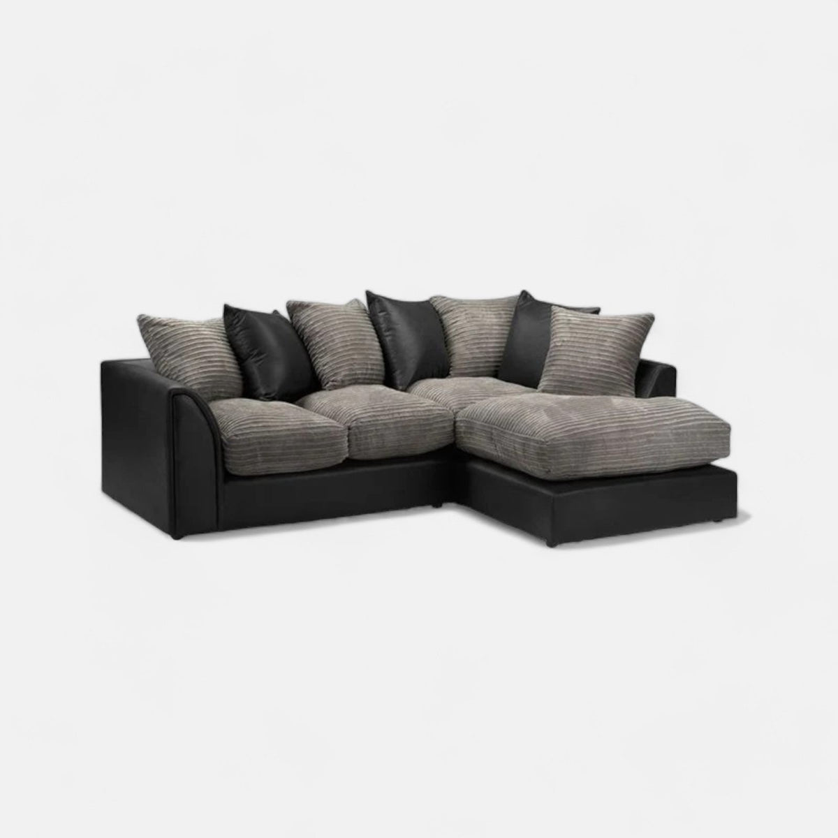 Danny Cord Fabric Corner Sofa