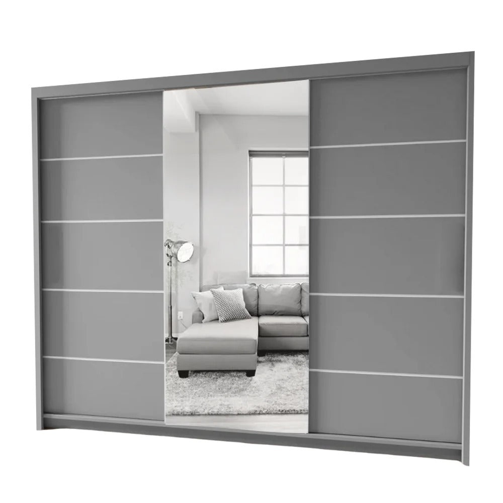 Oslo Mirror Bedroom Sliding Wardrobe